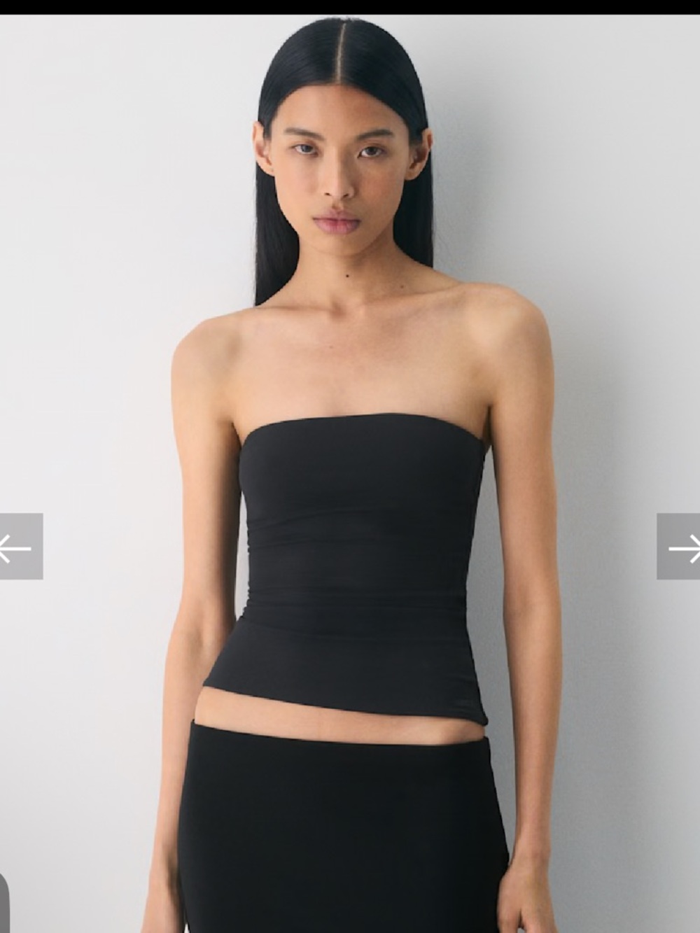Aritzia Black Contour Tube Top